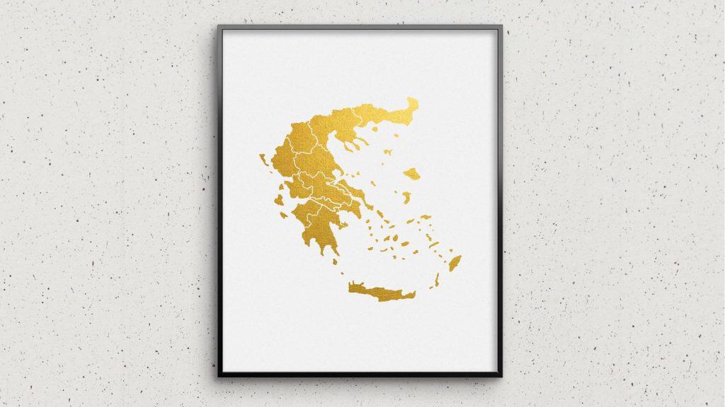 mapa grecji