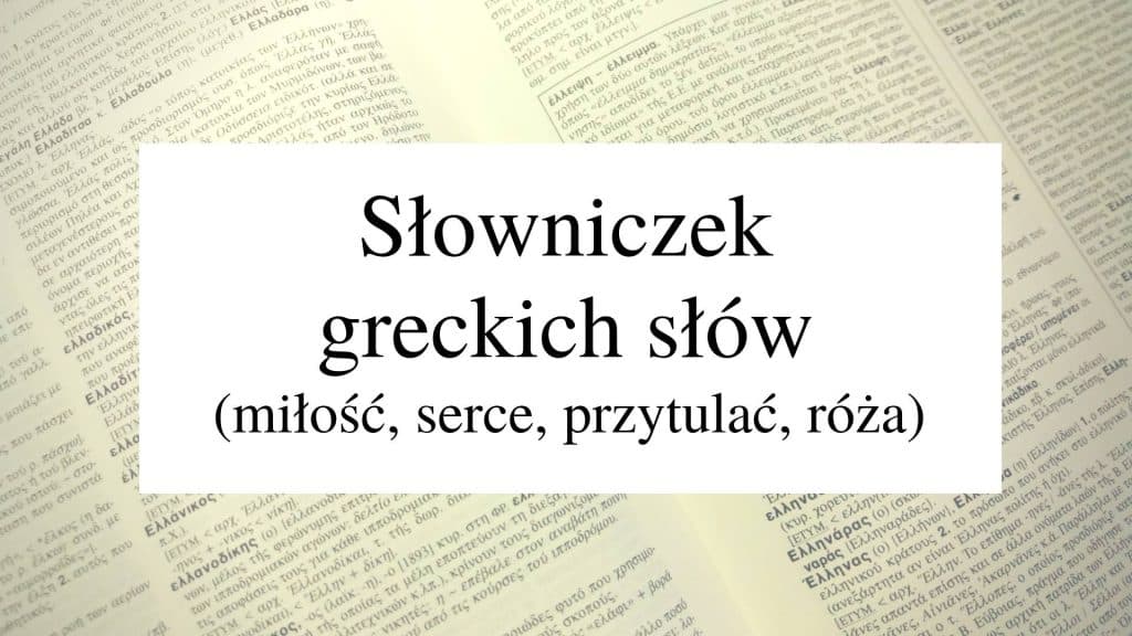 Slowniczek greckich slow 12